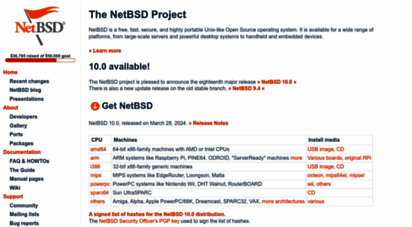 netbsd.org - the netbsd project