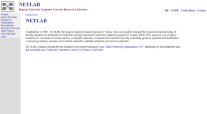 netlab.boun.edu.tr - computer networks research laboratory
