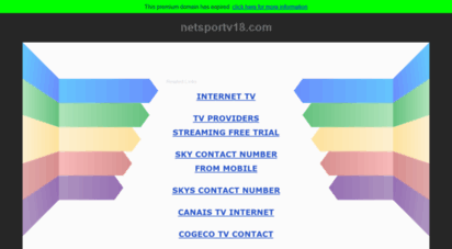 netsportv18.com - netspor.tv : türkiyenin kesintisiz online canlı maç izleme sitesi