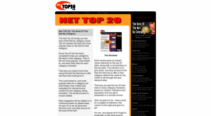 nettop20.com - net top 20: the pick of the best sites on the net