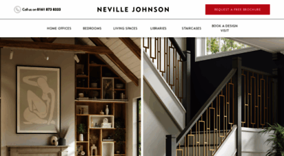 nevillejohnson.co.uk - neville johnson  bespoke fitted furniture  staircase manufacturer uk