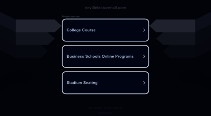 nevillelecturehall.com