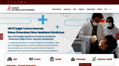 nevsehir.edu.tr - nevşehir üniversitesi