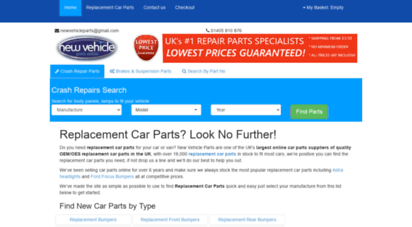 newvehicleparts.co.uk