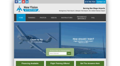 newvisionaviation.com - new vision aviation - call for a free consultation 619.786.7534