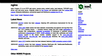 nginx.org - nginx news