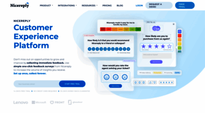 nicereply.com - nicereply  csat, net promoter score & ces surveys