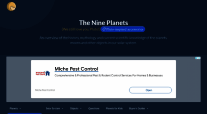 nineplanets.org - the nine planets of the solar system  eight planets without pluto