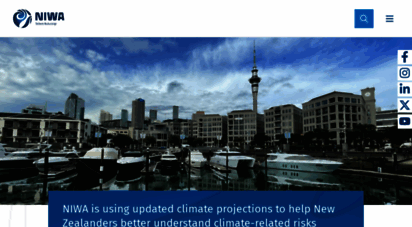 niwa.co.nz - homepage  niwa