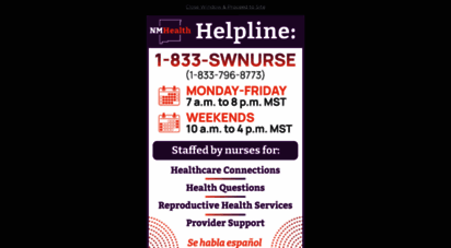 nmhealth.org - new mexico department of health