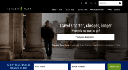nomadicmatt.com - nomadic matt´s travel site