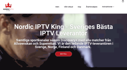 nordiciptvking.com - homepage - nordic iptv king
