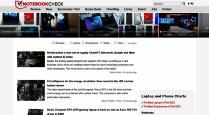 similar web sites like notebookcheck.net