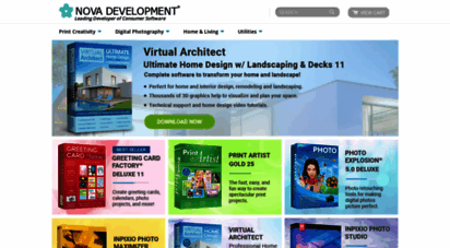 novadevelopment.com - nova development  consumer software for pc & mac