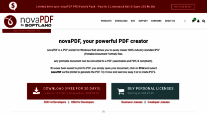 novapdf.com - pdf printer - create pdf files
