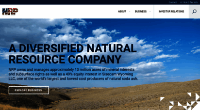 nrplp.com - natural resource partners l.p. - nrp