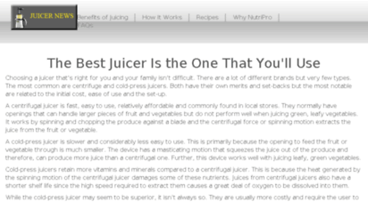 nutriprojuicer.com