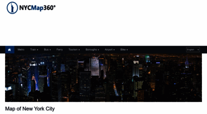 nycmap360.com - transportation map & tourist map of new york city usa