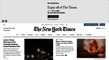 nytimes.com - the new york times - breaking news, us news, world news and videos