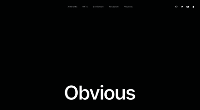 obvious-art.com - obvious &8211 art &amp ai