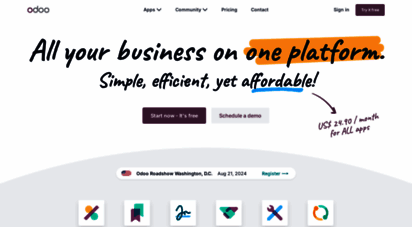 odoo.com - home  odoo
