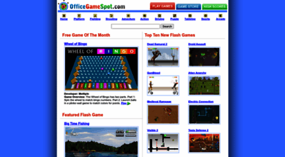 officegamespot.com - officegamespot - d collection of the best free flash games