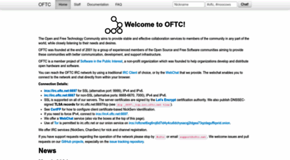 oftc.net - oftc - home