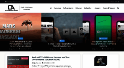 oguzhanavci.com - oğuzhan avcı  yazılım, tasarım ve kişisel blog