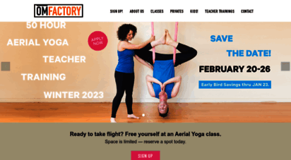 omfactory.yoga - om factory - yoga / aerial / circus / nyc