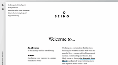 onbeing.org - the on being project