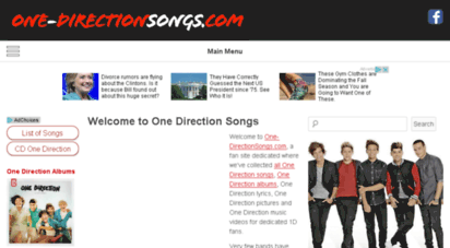 one-directionsongs.com