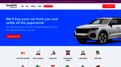 oneshift.com - buy & sell new car - used cars in singapore  oneshift.com