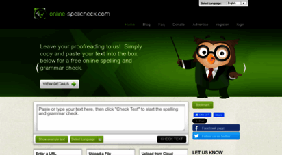 online-spellcheck.com - free online spelling and grammar check