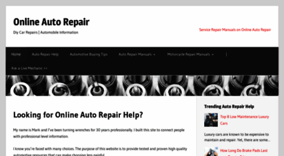onlineautorepair.net - online auto repair  diy car repairs  automobile information - home