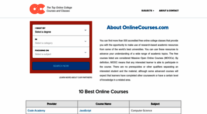 onlinecollegecourses.com - online college courses - find the best online clsss for 2016