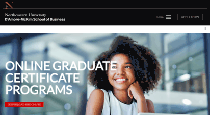 onlinemba.neu.edu - online graduate certificate programs  northeastern university
