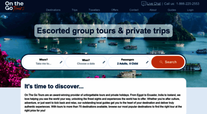 onthegotours.com - on the go tours: travel the world on our award winning trips