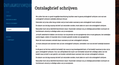 ontslagbriefschrijven.eu