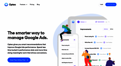 opteo.com - opteo adwords tool - automate your adwords day to day