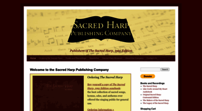 originalsacredharp.com - the sacred harp publishing company  publishers of the sacred harp, 1991 edition