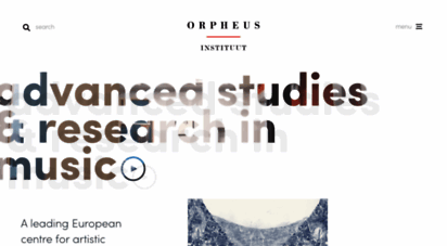 orpheusinstituut.be
