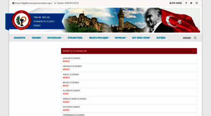 osmaniyeeczaciodasi.org.tr - osmaniye eczacı odası