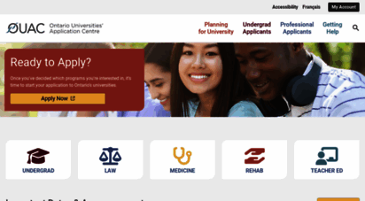 ouac.on.ca - home  ontario universities´ application centre