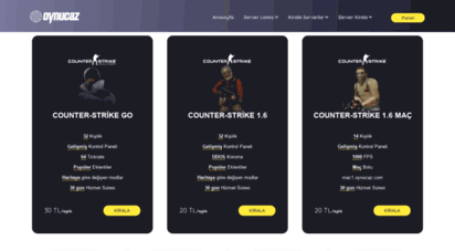 oynucaz.com - oynucaz - cs go server, cs 1.6 server, ts3 server