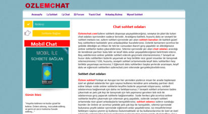 ozlemchat.com - ozlemchat.com - chat sohbet odaları mobil chat siteleri