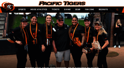pacifictigers.com - pacific : pacific tigers official athletic site