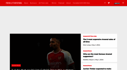 paininthearsenal.com - pain in the arsenal - an arsenal fan site - fansided