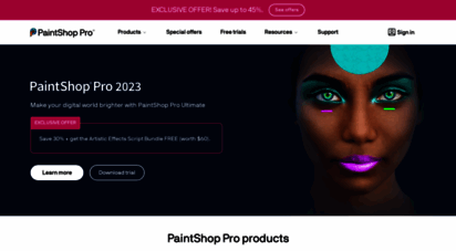 paintshoppro.com - paintshop pro: bildbearbeitungssoftware von corel