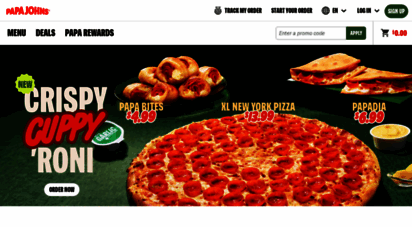 papajohns.com - papa john´s pizza delivery & carryout - best deals on pizza, sides & more