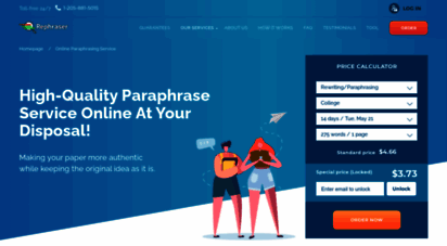 paraphrasingonline.com - premium paraphrase service - ultimate help
